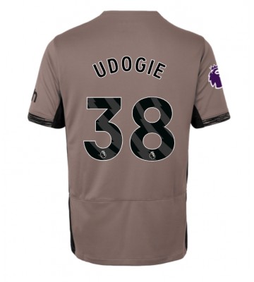 Tottenham Hotspur Destiny Udogie #38 Tredje Tröja Kvinnor 2023-24 Kortärmad